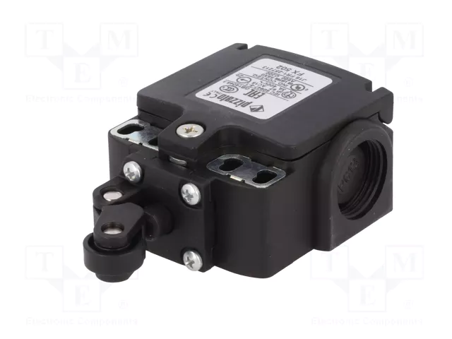PIZZATO ELETTRICA Interruptor de fin de carrera FX 502 con roldana de plástico Ø14mm