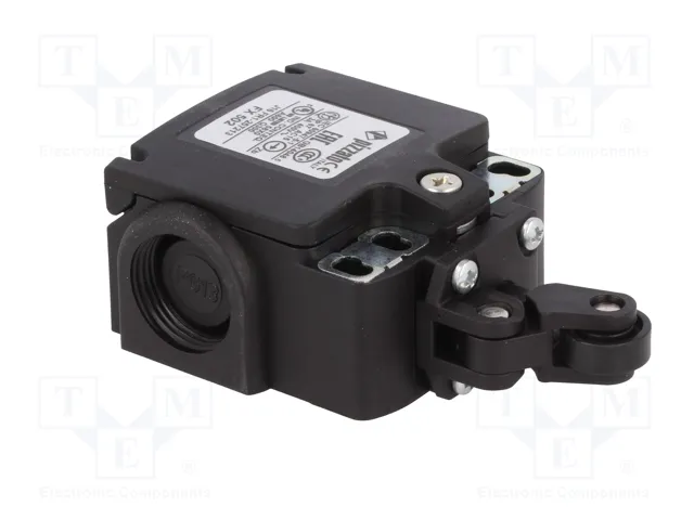 PIZZATO ELETTRICA Interruptor de fin de carrera FX 502 con roldana de plástico Ø14mm