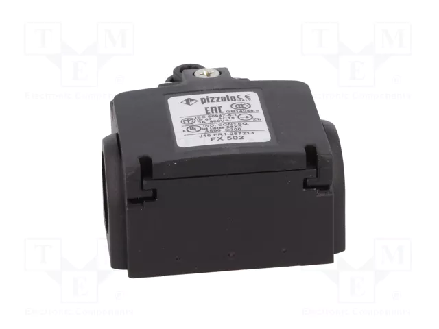 PIZZATO ELETTRICA Interruptor de fin de carrera FX 502 con roldana de plástico Ø14mm