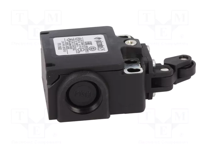 PIZZATO ELETTRICA Interruptor de fin de carrera FX 502 con roldana de plástico Ø14mm