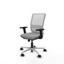 PIQUERAS Y CRESPO Silla de oficina Haches Gris y Blanco