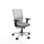 PIQUERAS Y CRESPO Silla de oficina Haches Gris y Blanco