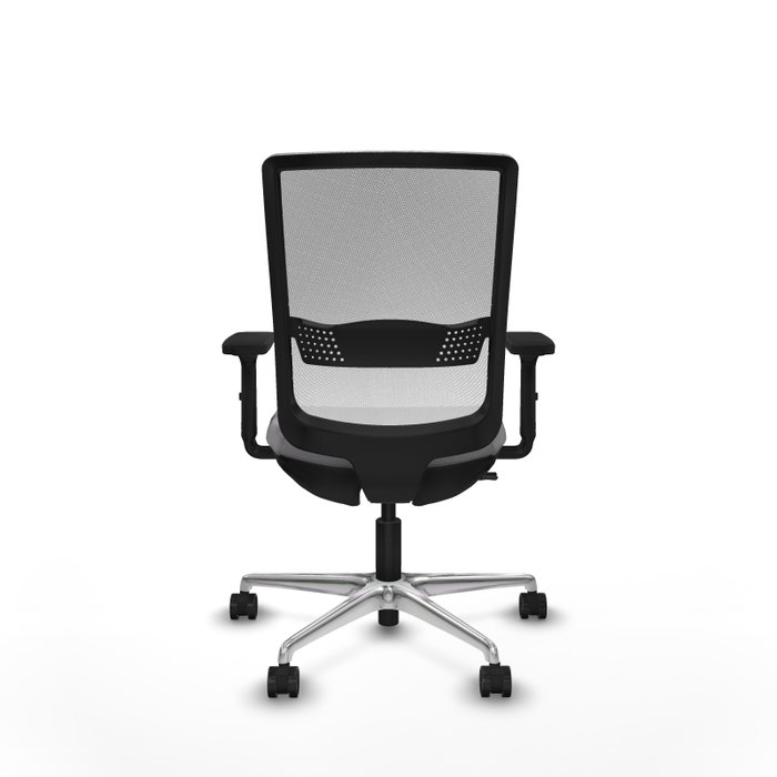 PIQUERAS Y CRESPO Silla de oficina Haches Gris y Blanco