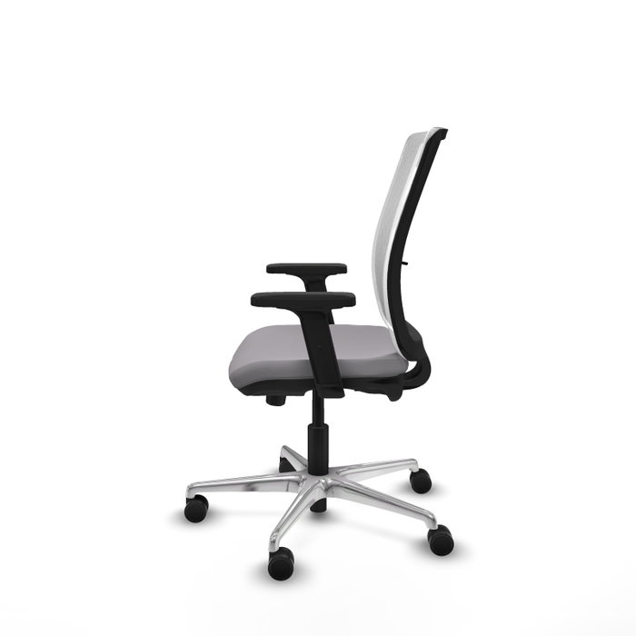 PIQUERAS Y CRESPO Silla de oficina Haches Gris y Blanco