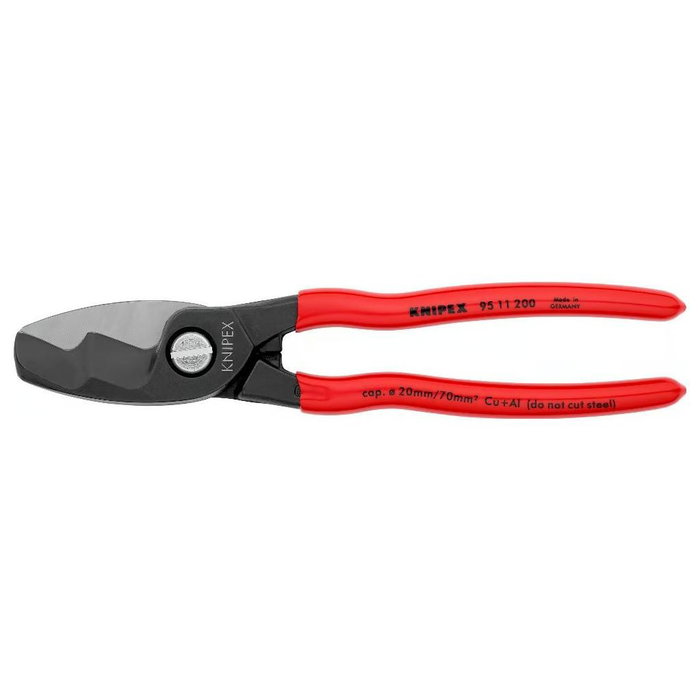 Knipex Tijera cortacables con doble filo de corte 200 mm Knipex Tijera cortacables con doble filo de corte 200 mm
