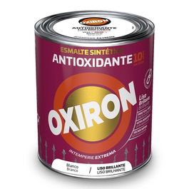 Oxiron 5809078 Esmalte Sintético Metálico Antioxidante Blanco Liso Brillante Secado Rápido 750 ml