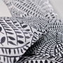 Today Juego de cama doble 240x200 cm Blanco y Negro
