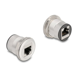 DeLOCK 88190 Toma de montaje RJ45 Cat.6 STP Aluminio