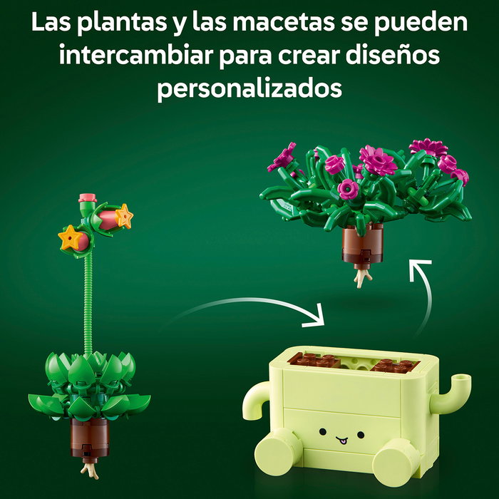 LEGO Plantas Bailarinas 11506, Set Botanicals para Construir Decoración de Plantas en Maceta con Movimiento, para Niños y Adultos