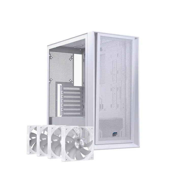 Einarex P600 RGB Blanca con 4 ventiladores Einarex P600 RGB Blanca con 4 ventiladores