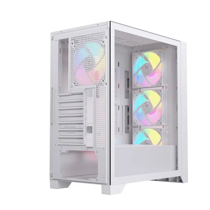 Einarex P600 RGB Blanca con 4 ventiladores Einarex P600 RGB Blanca con 4 ventiladores