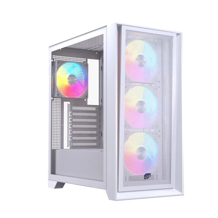 Einarex P600 RGB Blanca con 4 ventiladores Einarex P600 RGB Blanca con 4 ventiladores