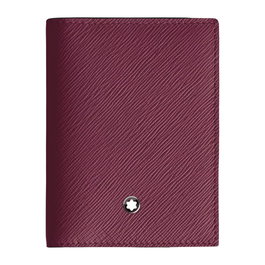 Montblanc MB199377 Tarjetero de Piel Burdeos