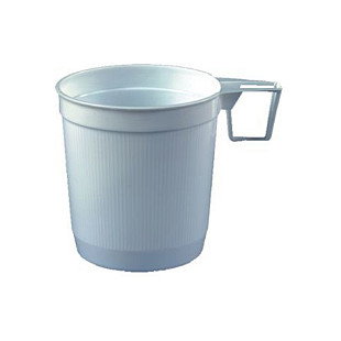 STARPAK Tazas de café desechables de 8 cm, 0,25 l, blanco STARPAK Tazas de café desechables de 8 cm, 0,25 l, blanco