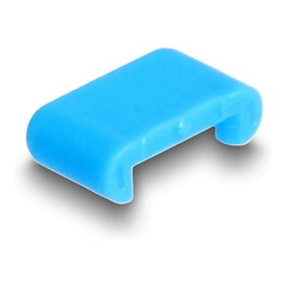 DeLOCK Bloqueador de 10 Puertos USB Type-C Hembra, Color Azul, 10 Piezas, para Protección y Seguridad