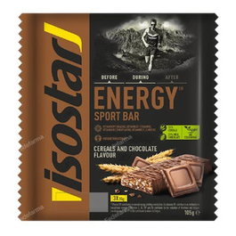 ISOSTAR Barrita Energética Chocolate Pack de 3 x 35g
