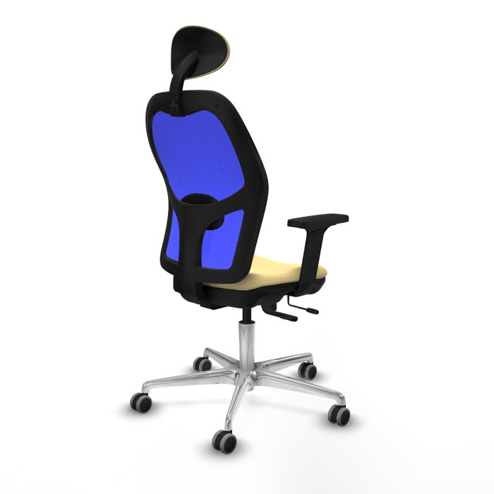 PIQUERAS Y CRESPO Silla de oficina Jorquera Crema y Azul PIQUERAS Y CRESPO Silla de oficina Jorquera Crema y Azul