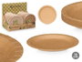 Kinvara Set 24 Platos Kraft Papel Natural 18 cm (Set de 48)