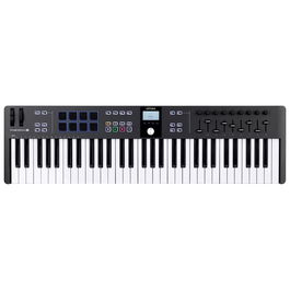 Arturia Keylab Essential 61 Mk3 Black Teclado Controlador USB Universal de 61 Teclas con Modo Escala, Acorde y Arpegiador, Integración DAW y Presets Analog Lab V