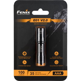 Fenix E01 V2.0 Linterna de 100 lm, negra