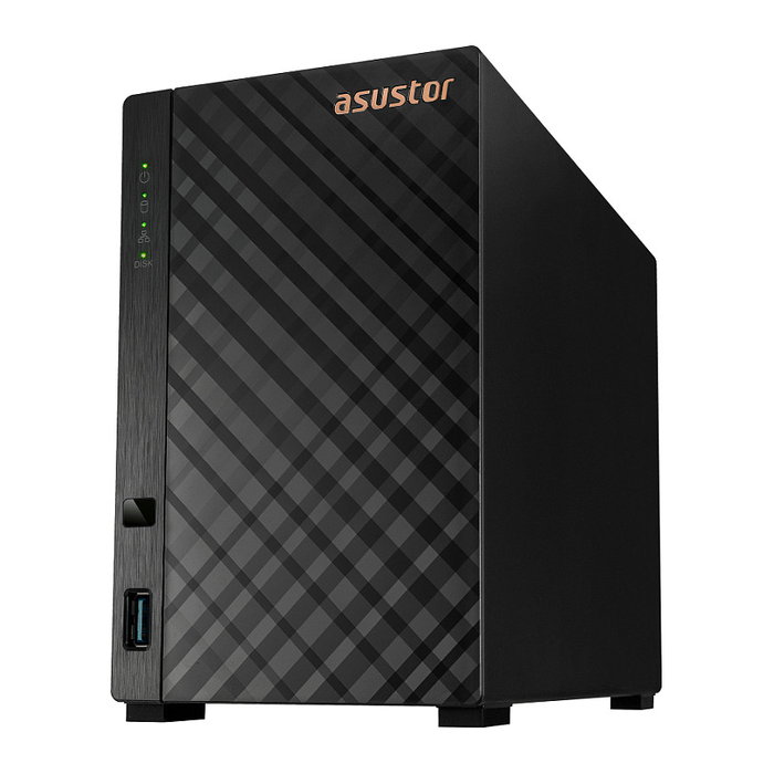 Asustor Drivestor 2 Lite AS1102TL NAS 2 Bahías Mini Torre con Realtek RTD1619B Quad-Core 1.7 GHz, 1 GB DDR4, 1x LAN Gigabit, ADM 4.0, RAID 0/1/JBOD