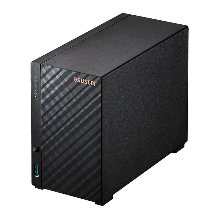 Asustor Drivestor 2 Lite AS1102TL NAS 2 Bahías Mini Torre con Realtek RTD1619B Quad-Core 1.7 GHz, 1 GB DDR4, 1x LAN Gigabit, ADM 4.0, RAID 0/1/JBOD