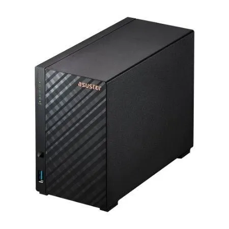 Asustor AS1102TL Drivestor 2 Lite Servidor NAS con Procesador de Cuatro Núcleos a 1.7 GHz, 1 GB DDR4, 1 GbE y 2 Bahías