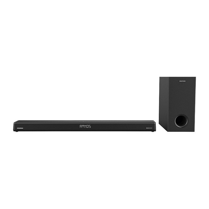 Grundig DSB 2100 - Barra de Sonido 2.1 Canales 280W con Subwoofer Activo Inalámbrico y Bluetooth 4.2 - 60-20000 Hz - Negro