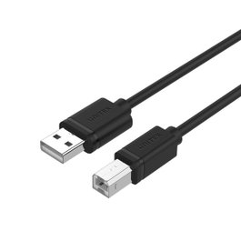 Unitek Cable USB 2.0 de 3,0m con conectores tipo A y B
