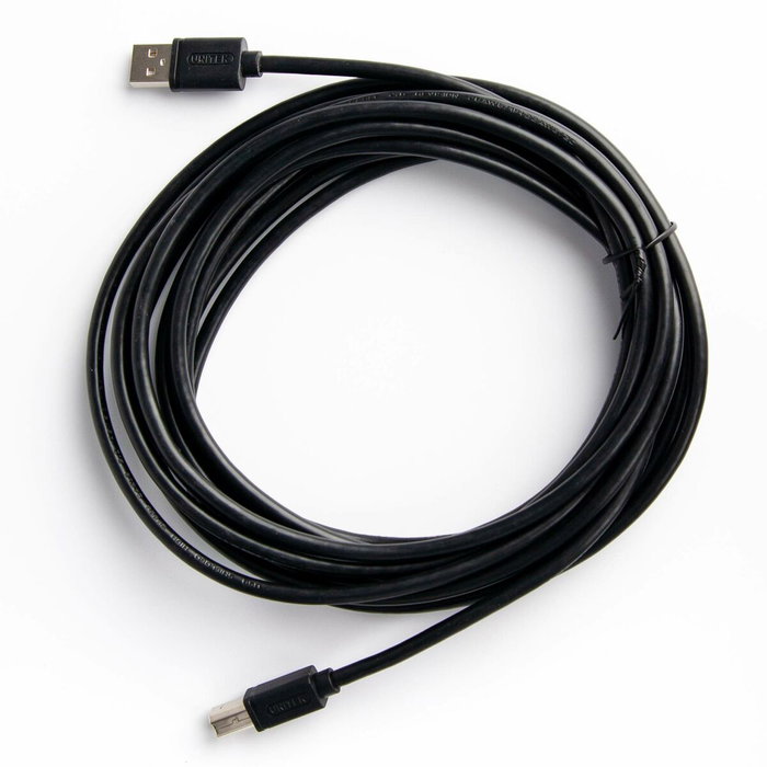 Unitek Cable USB 2.0 de 3,0m con conectores tipo A y B