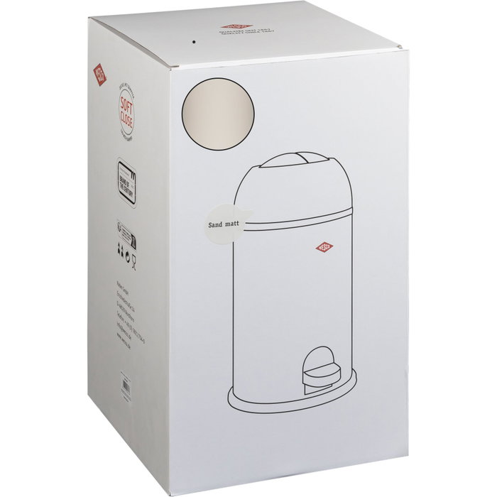 Wesco Kickmaster Junior Trash Can sand matt Wesco Kickmaster Junior Trash Can sand matt