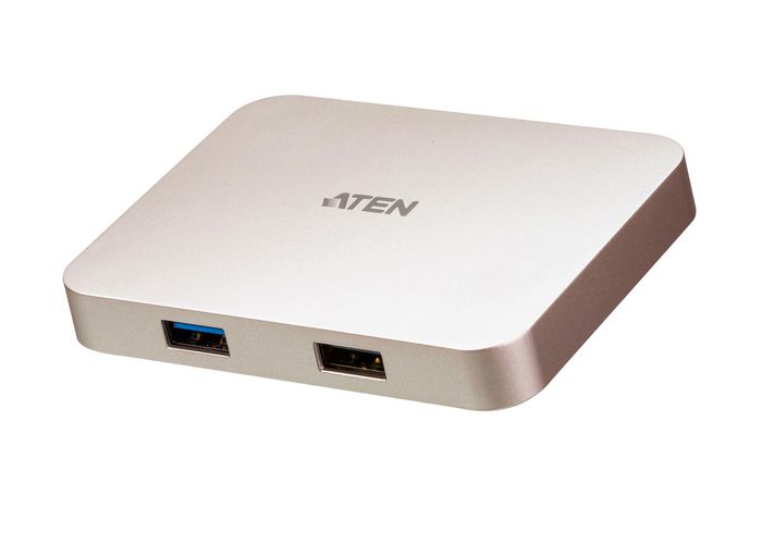 ATEN UH3235 Docking station USB-C 4K Oro rosa
