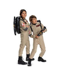 Liragram Disfraz Cazafantasmas Mono y Mochila Protones Talla 4-6 Años