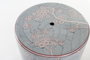 DKD Home Decor Mesita Auxiliar Oriental Sook Azul Naranja Porcelana Flores Hecho a mano 32 x 41 x 32 cm