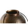 DKD Home Decor Portavelas de Aluminio Dorado Desgastado NADIR