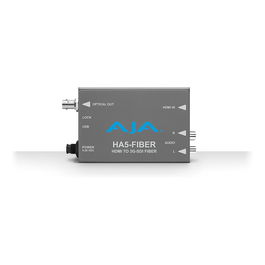 AJA HA5-Fiber Conversor de Video Activo HDMI Gris, 1080p, 720p, 480p, 525i, 576p, 625i, 1080i, 100-240V, HA5-Fiber