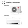 Aire Acondicionado LG LGWIFI12Z.SET A++/A++ 3010 fg/h Blanco 3010 fg/g