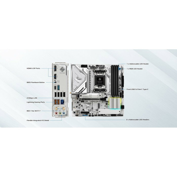 ASRock B850M Steel Legend WiFi micro ATX AMD B850