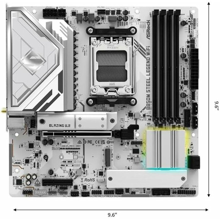ASRock B850M Steel Legend WiFi micro ATX AMD B850