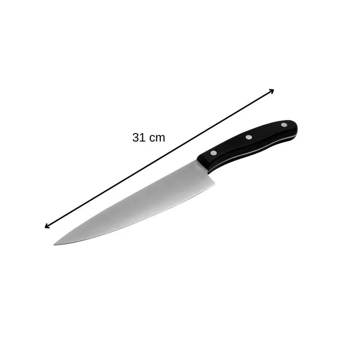 Nirosta Juego de 4 cuchillos de cocina - 20, 22, 26 y 31 cm