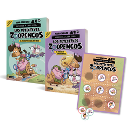 DESTINO INFANTIL, Pack Zoopencos Tres en Raya 2024 - DESTINO INFANTIL
