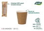 Algon Set 20 Vasos Cartón Kraft 120 cc (Ancho 6 cm, Alto 6.5 cm, Largo 6 cm) (24 Unidades)