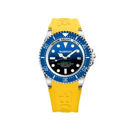 Bobroff BF0003ba-BFSTA Reloj Automático Amarillo y Azul