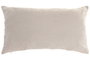 DKD Home Decor Cojin Mediterraneo Crema Chenilla Zipper 10 x 35 x 60 cm (2 Unidades)