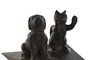 DKD Home Decor Sujetapuertas de Hierro Colado 14x6x9 Surtido de 2