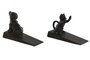 DKD Home Decor Sujetapuertas de Hierro Colado 14x6x9 Surtido de 2