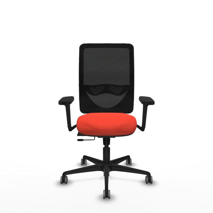 PIQUERAS Y CRESPO Silla de oficina Zulema con mecanismo Sincro/Traslack, Naranja oscuro/Negro PIQUERAS Y CRESPO Silla de oficina Zulema con mecanismo Sincro/Traslack, Naranja oscuro/Negro
