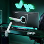 Aisens Soporte de Mesa Gaming DT49TSR-343 Negro-Blanco
