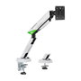 Aisens Soporte de Mesa Gaming DT49TSR-343 Negro-Blanco