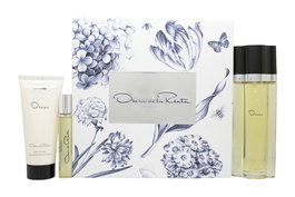 Oscar De La Renta Oscar Gift Set 100ml EDT + 100ml Body Lotion + 15ml EDT